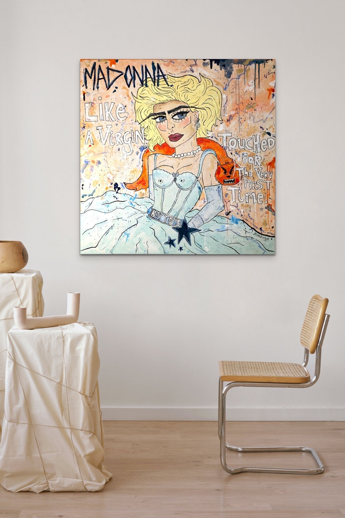 Bilde av Julia Flak "Madonna" laget av Julia Flak, popart kunst fra Galleri2b