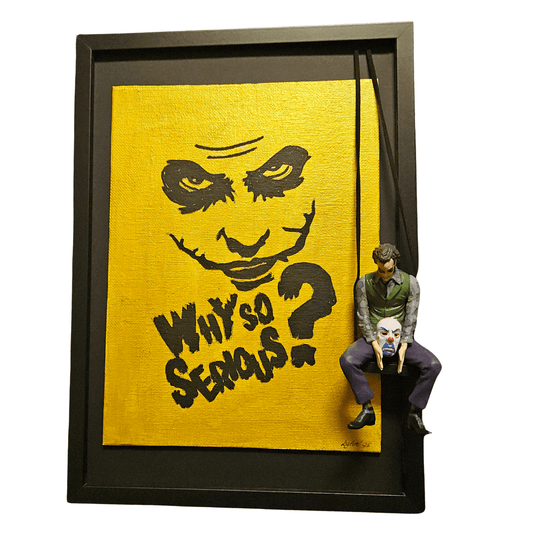 Bilde av Lene Yvonne "Joker" - Gjestekunstner laget av Lene Yvonne, popart kunst fra Galleri2b