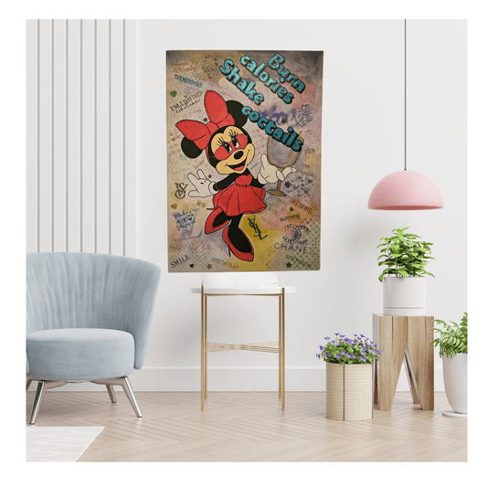 Bilde av Lene Yvonne "Shake Coctails" - Gjestekunstner laget av Lene Yvonne, popart kunst fra Galleri2b