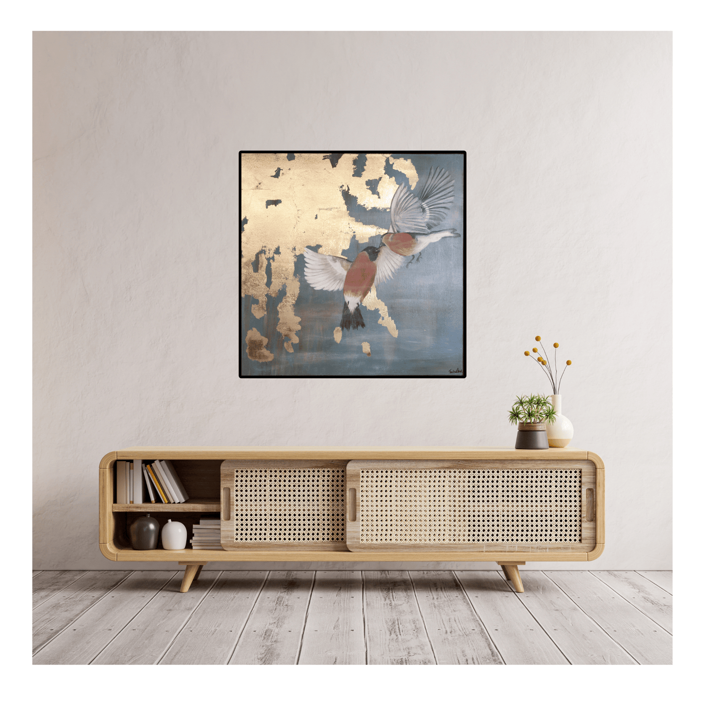 Bilde av "Lovebirds" – kunstverk av Tove Gulbrandsen laget av Tove Gulbrandsen, popart kunst fra Galleri2b