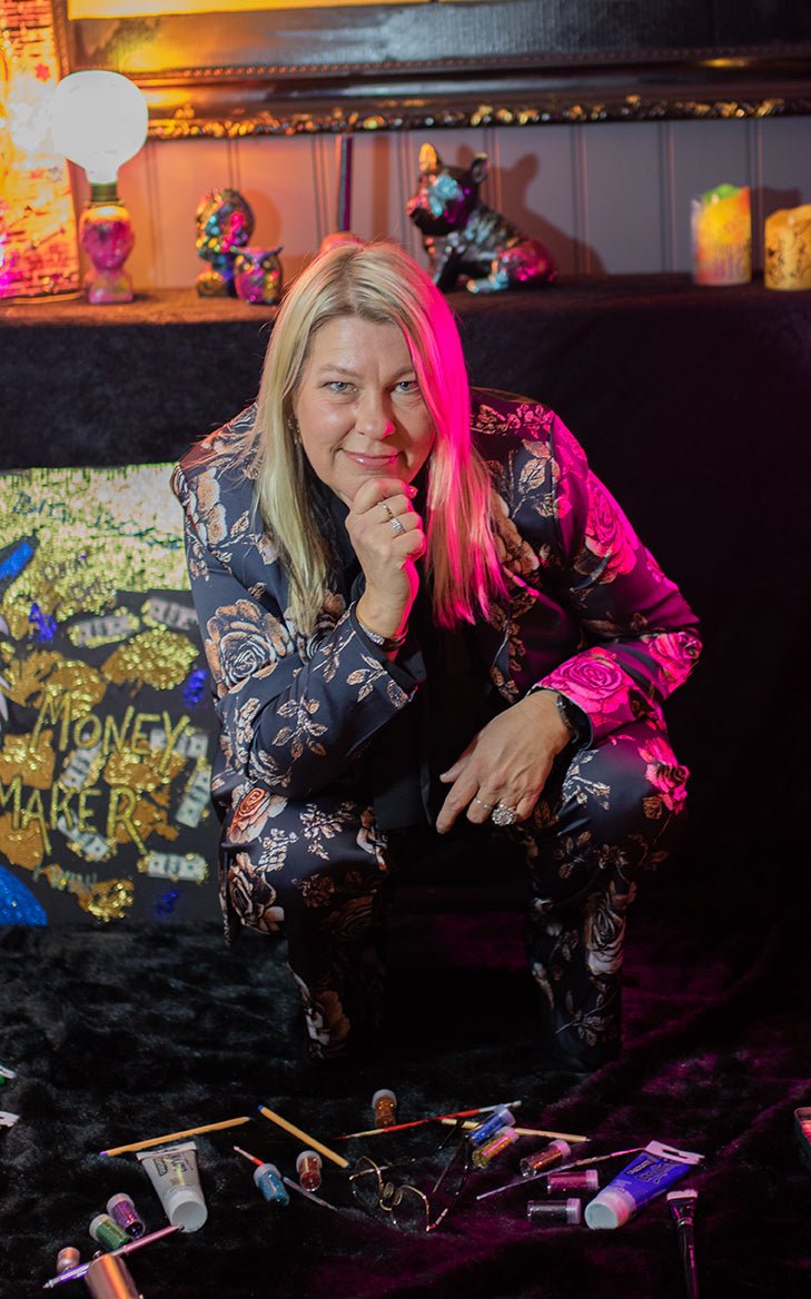 Bilde av LYF DUCKFATHER laget av LYF, popart kunst fra Galleri2b