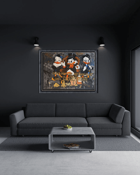 Bilde av LYF DUCKFATHER laget av LYF, popart kunst fra Galleri2b