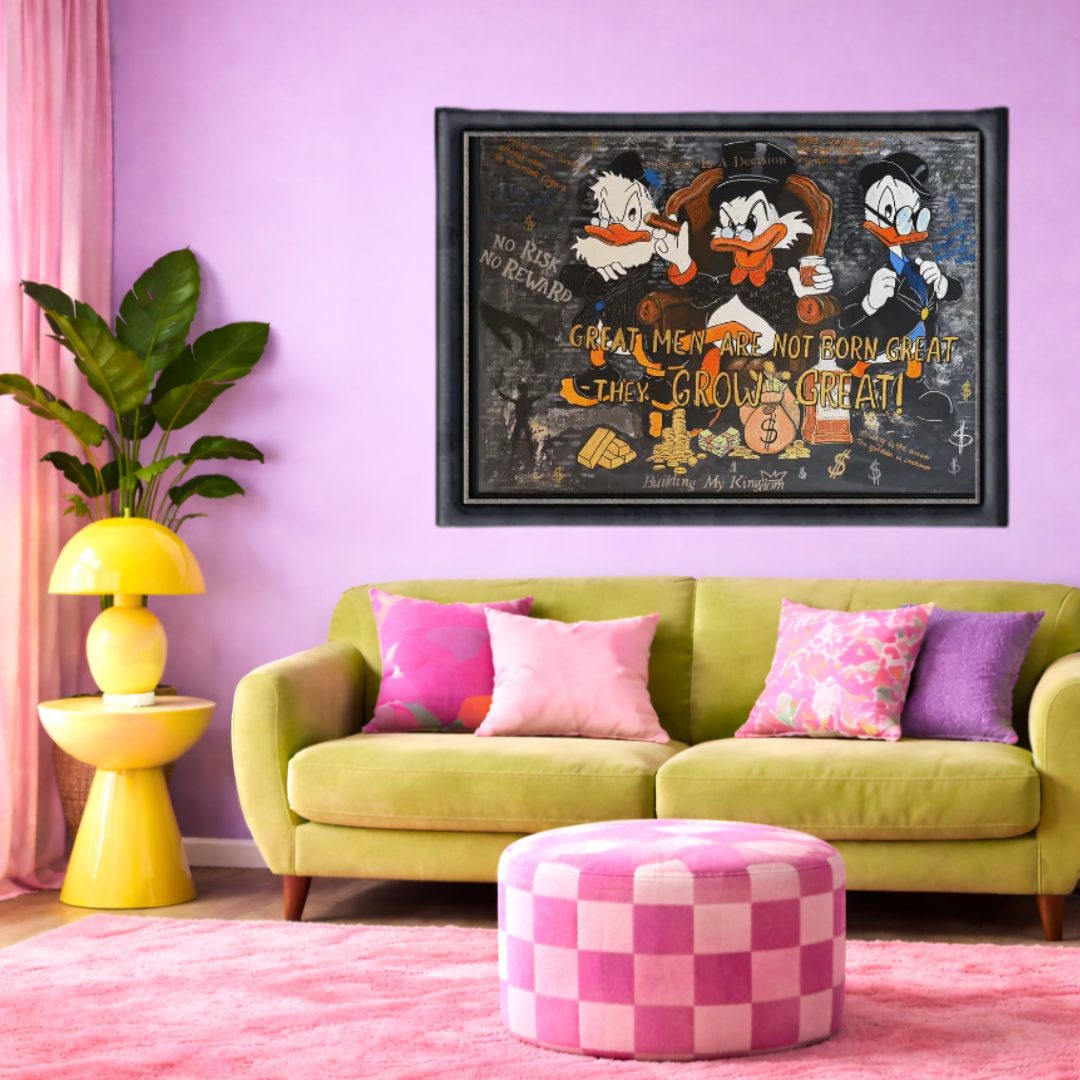 Bilde av LYF DUCKFATHER laget av LYF, popart kunst fra Galleri2b