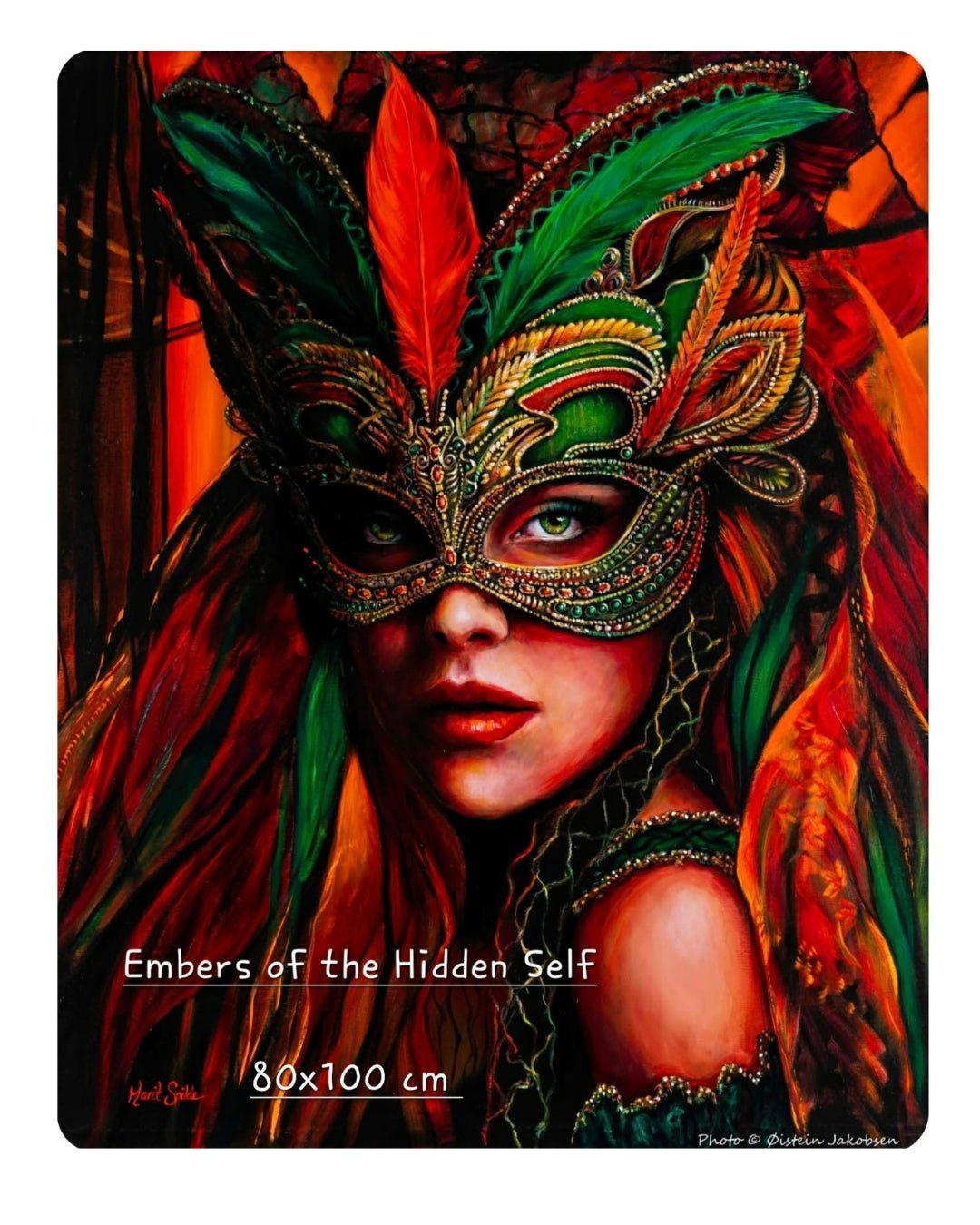 Bilde av Marit Spilde - Embers of the Hidden Self laget av Marit Spilde, popart kunst fra Galleri2b