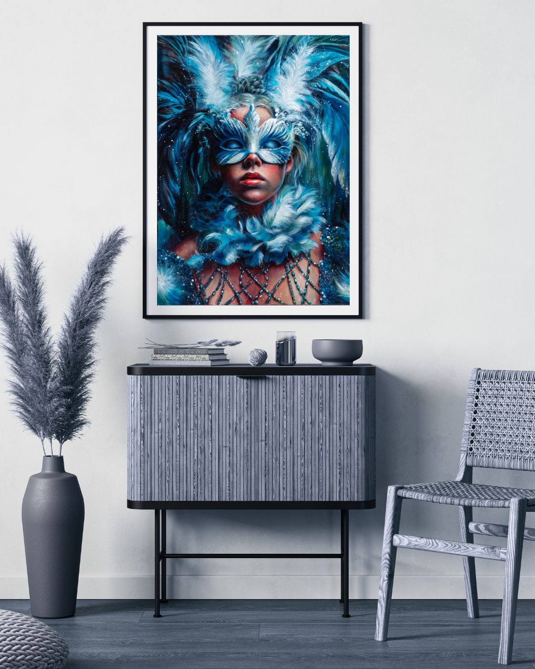 Bilde av Marit Spilde - Feathered Recilience laget av Marit Spilde, popart kunst fra Galleri2b