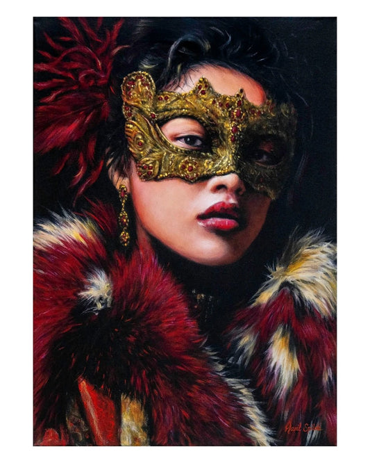 Bilde av Marit Spilde - Gilded Silence laget av Marit Spilde, popart kunst fra Galleri2b