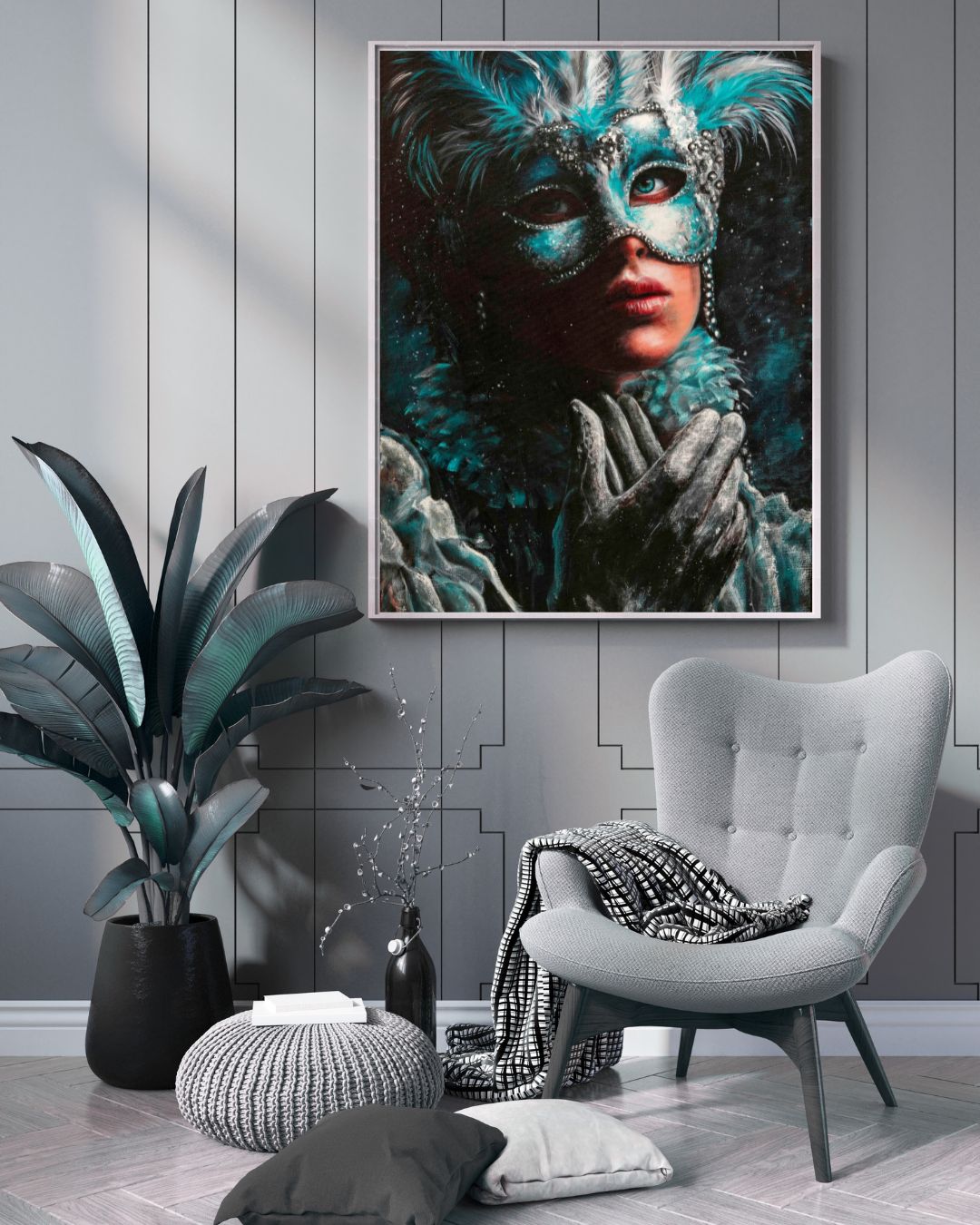 Bilde av Marit Spilde - Soft Armor laget av Marit Spilde, popart kunst fra Galleri2b