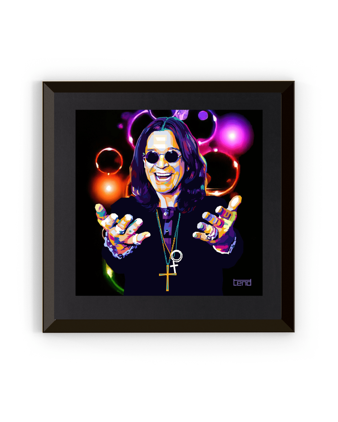 Bilde av Ozzy Osbourne – Pop Art - trykk av Torbjørn Endrerud (Tendart) laget av Torbjørn Endrerud, popart kunst fra Galleri2b
