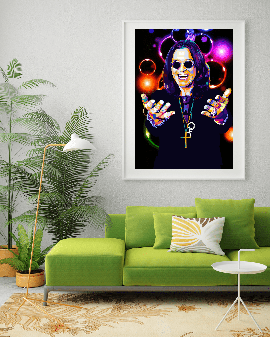 Bilde av Ozzy Osbourne – Pop Art - trykk av Torbjørn Endrerud (Tendart) laget av Torbjørn Endrerud, popart kunst fra Galleri2b