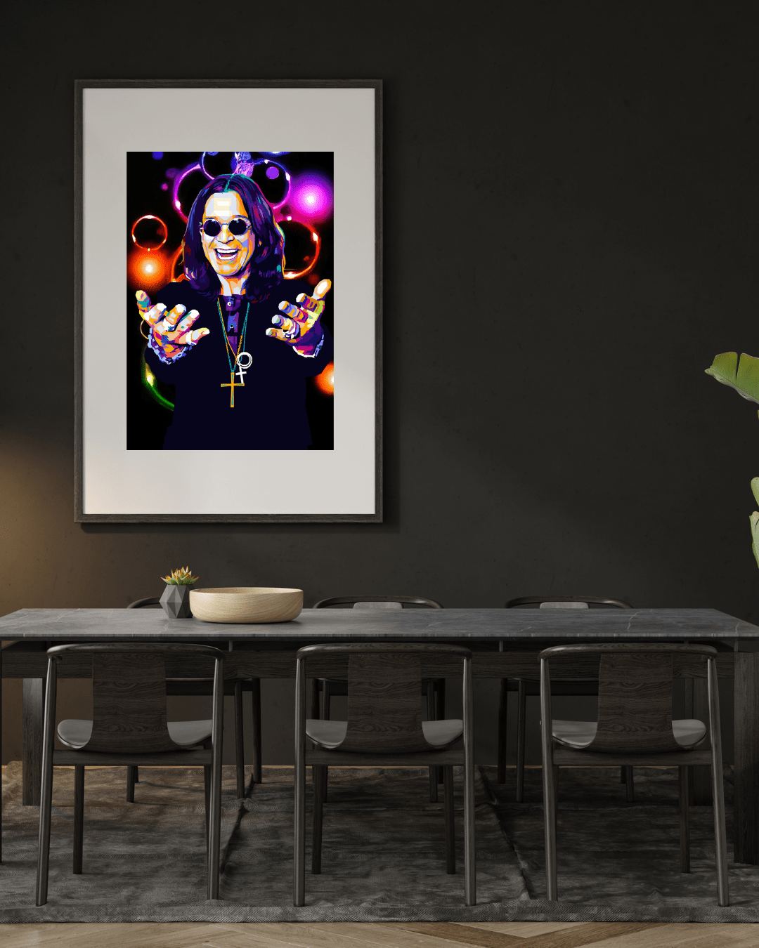 Bilde av Ozzy Osbourne – Pop Art - trykk av Torbjørn Endrerud (Tendart) laget av Torbjørn Endrerud, popart kunst fra Galleri2b