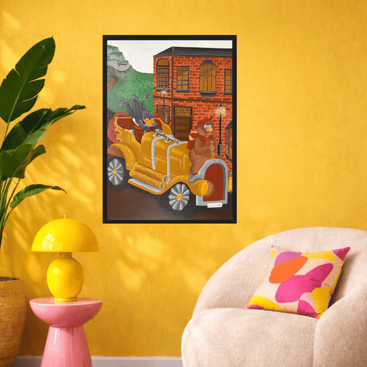 Bilde av Paintress Passion "Klampen i Bånn" laget av Paintress Passion, popart kunst fra Galleri2b