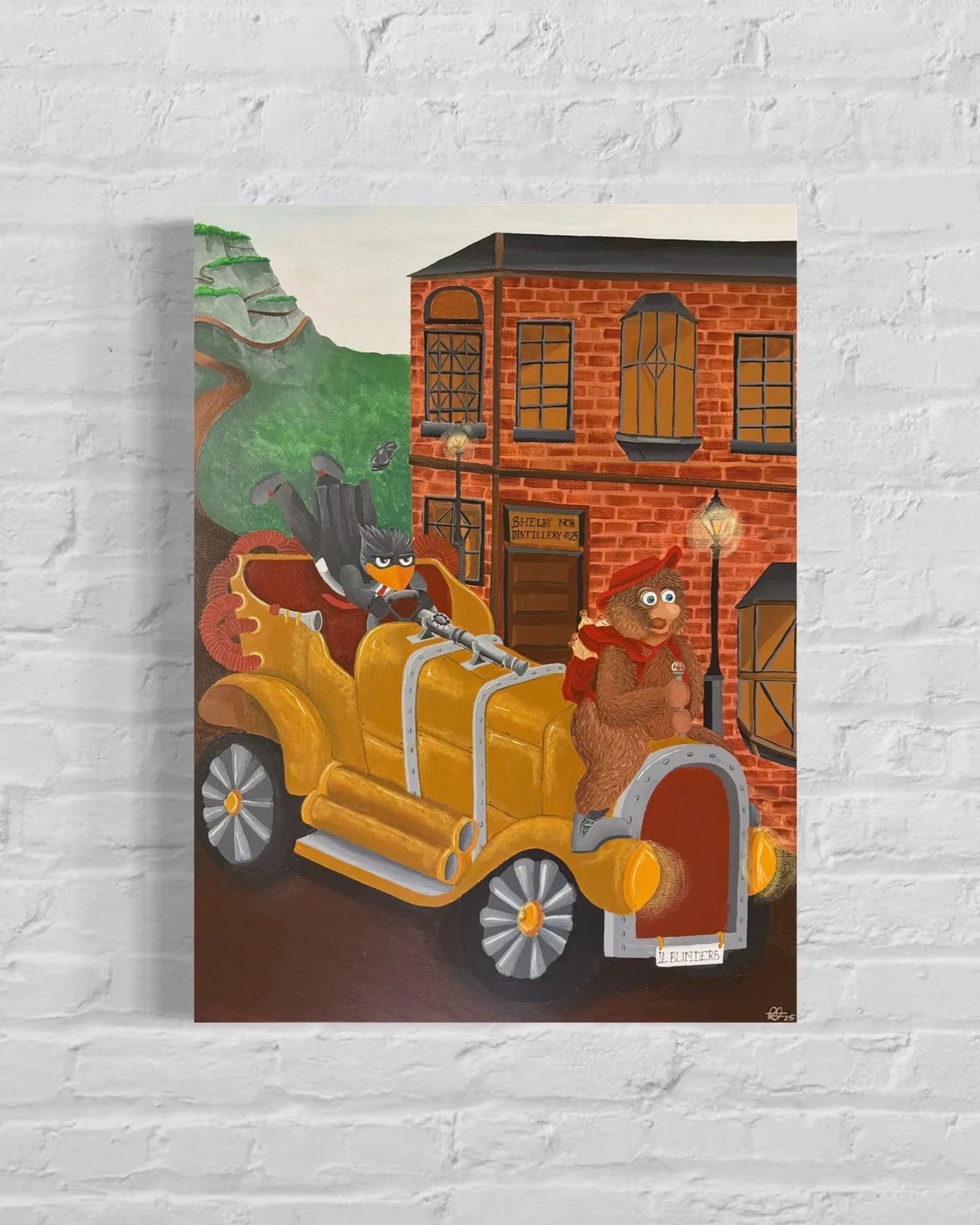 Bilde av Paintress Passion "Klampen i Bånn" laget av Paintress Passion, popart kunst fra Galleri2b