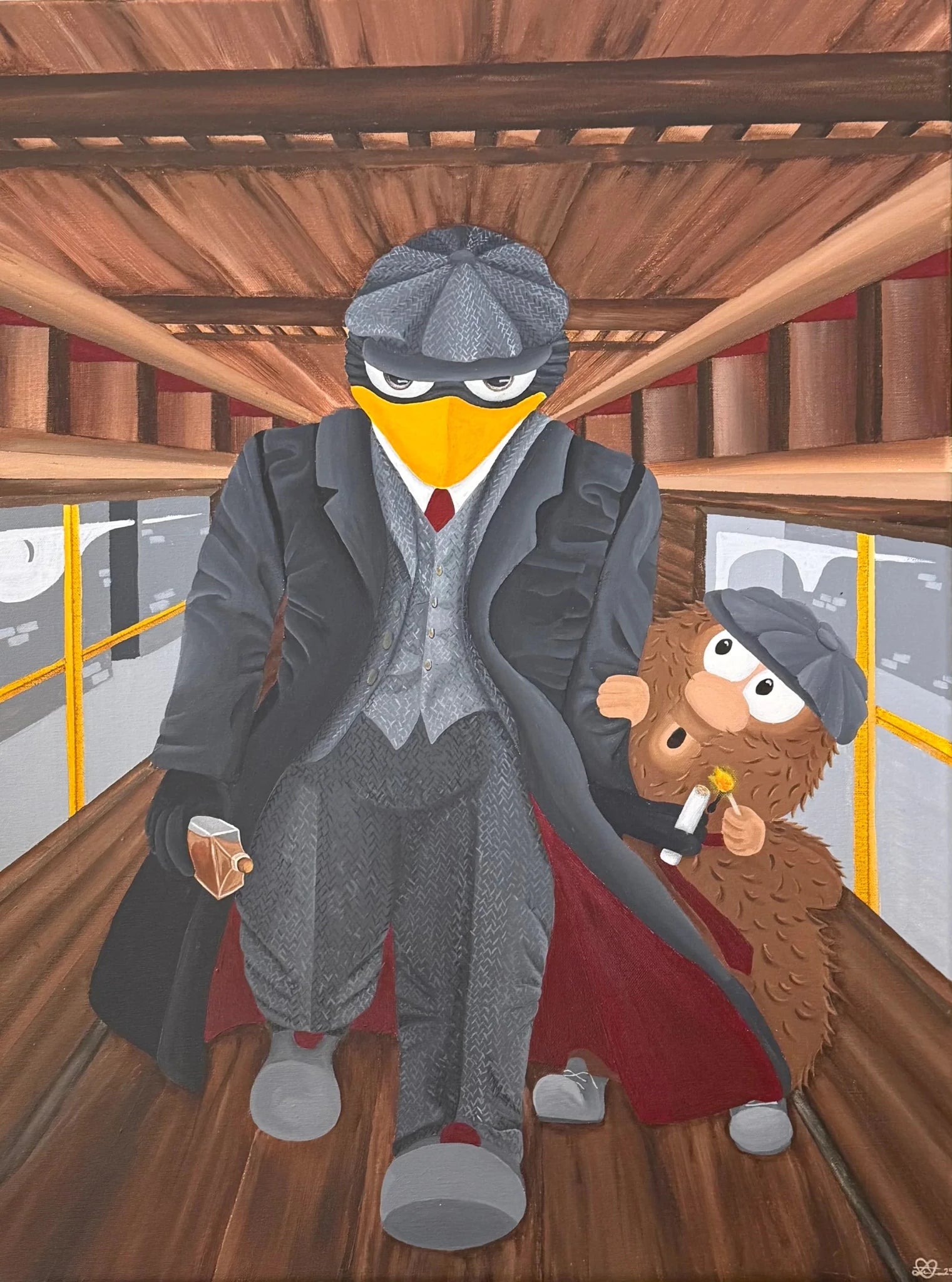 Bilde av Paintress Passion "Muffens" laget av Paintress Passion, popart kunst fra Galleri2b