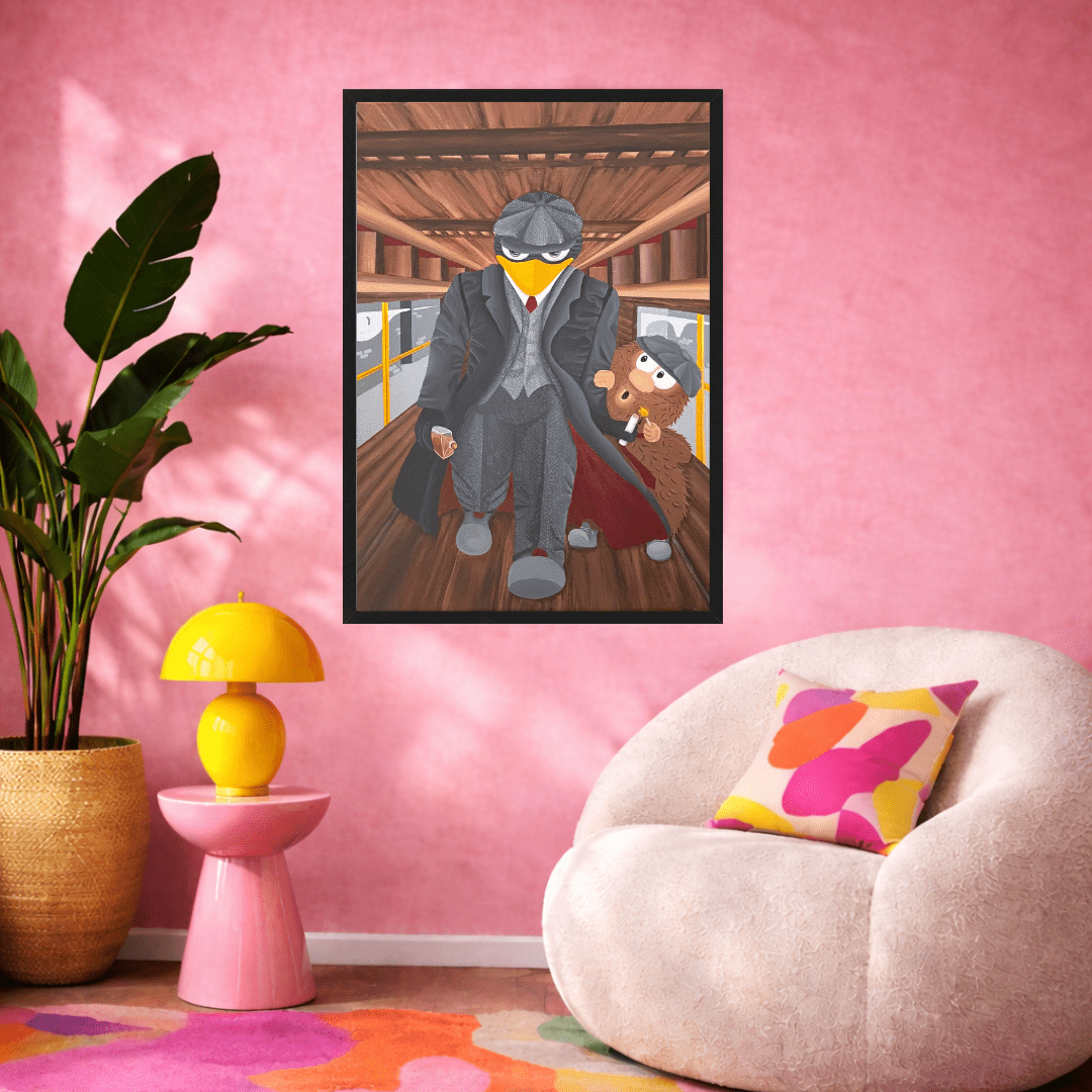 Bilde av Paintress Passion "Muffens" laget av Paintress Passion, popart kunst fra Galleri2b