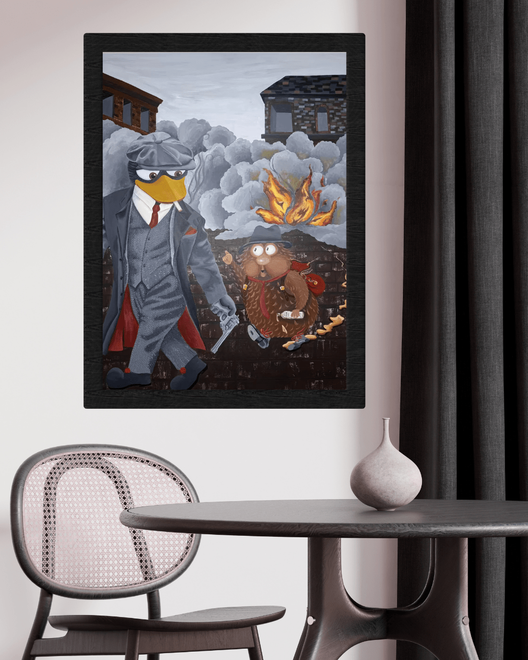 Bilde av Paintress Passion "Peakly" laget av Paintress Passion, popart kunst fra Galleri2b