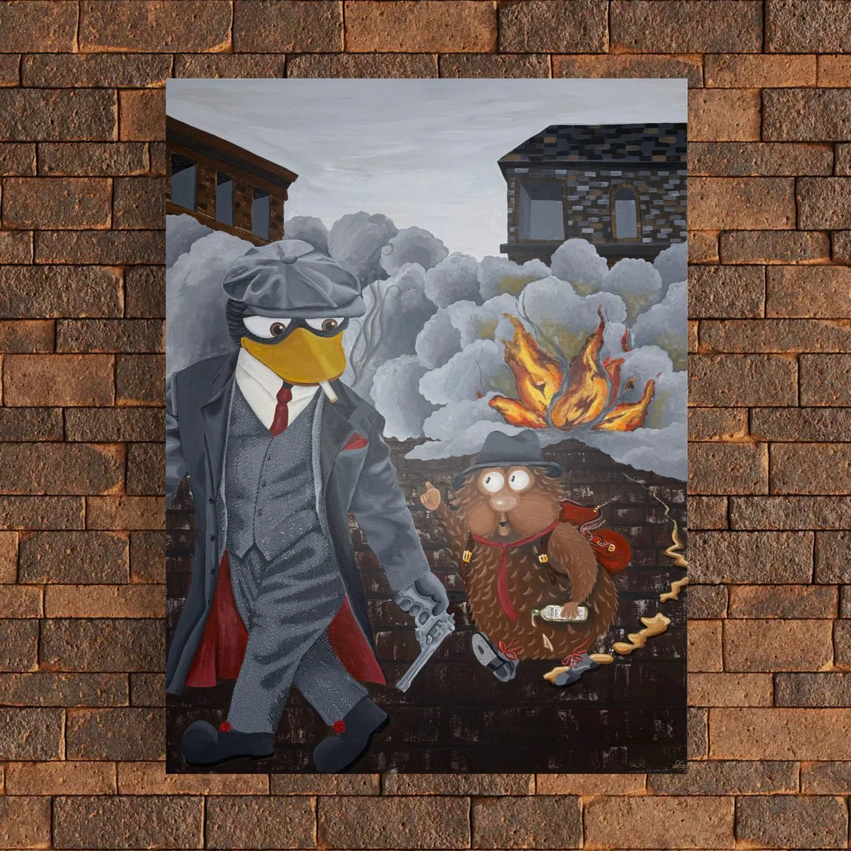 Bilde av Paintress Passion "Peakly" laget av Paintress Passion, popart kunst fra Galleri2b