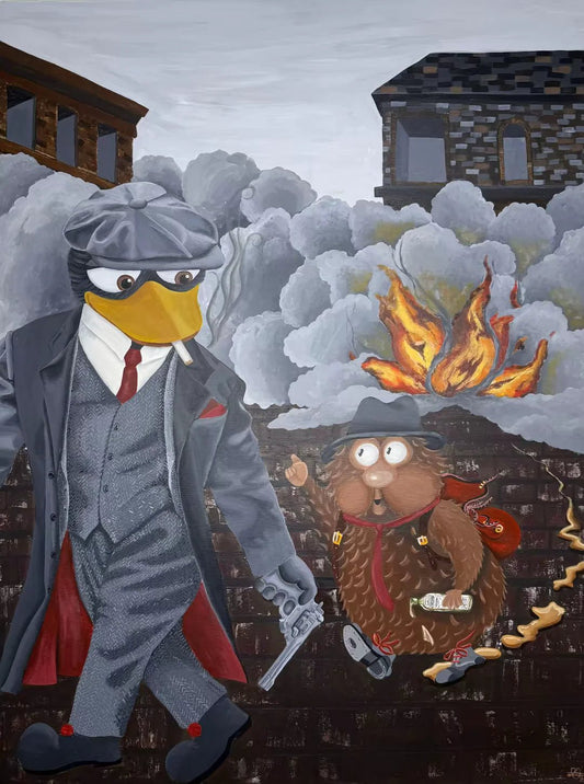 Bilde av Paintress Passion "Peakly" laget av Paintress Passion, popart kunst fra Galleri2b