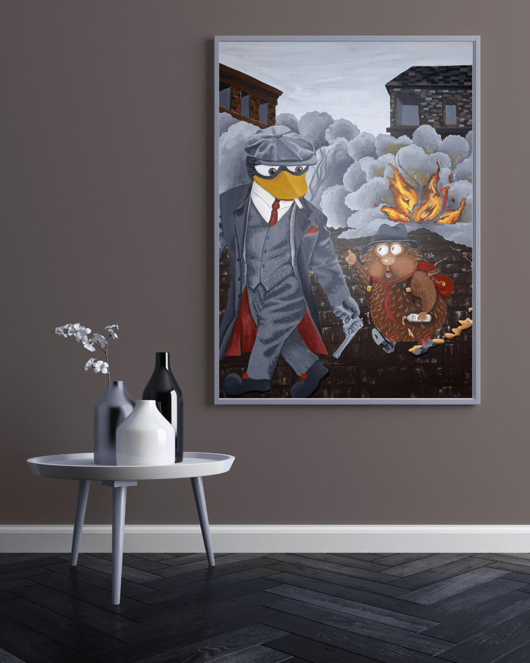 Bilde av Paintress Passion "Peakly" laget av Paintress Passion, popart kunst fra Galleri2b