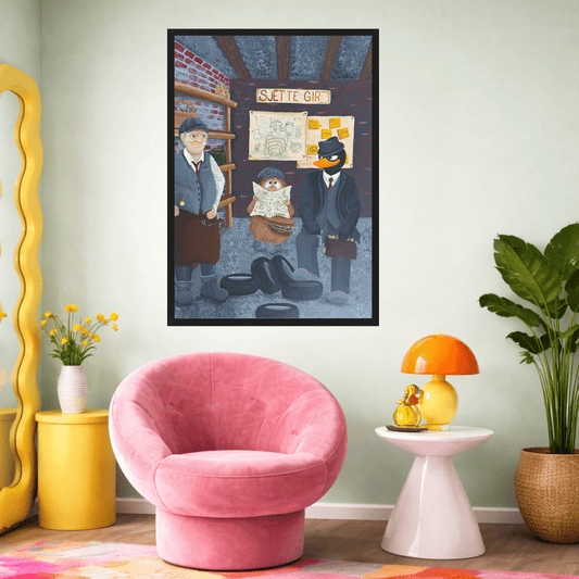 Bilde av Paintress Passion "Sjette Gir" laget av Paintress Passion, popart kunst fra Galleri2b