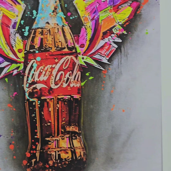 Video av trykket "Soda pop" av Fru Bugge og Kokkoart 
