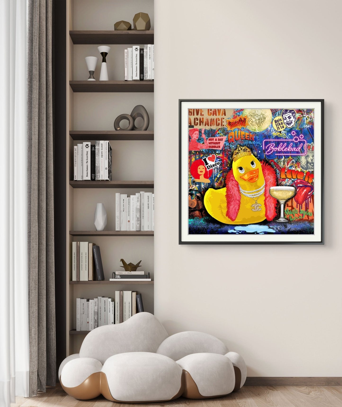 Bilde av Rino Larsen "Bade Anna" laget av Rino Larsen, popart kunst fra Galleri2b