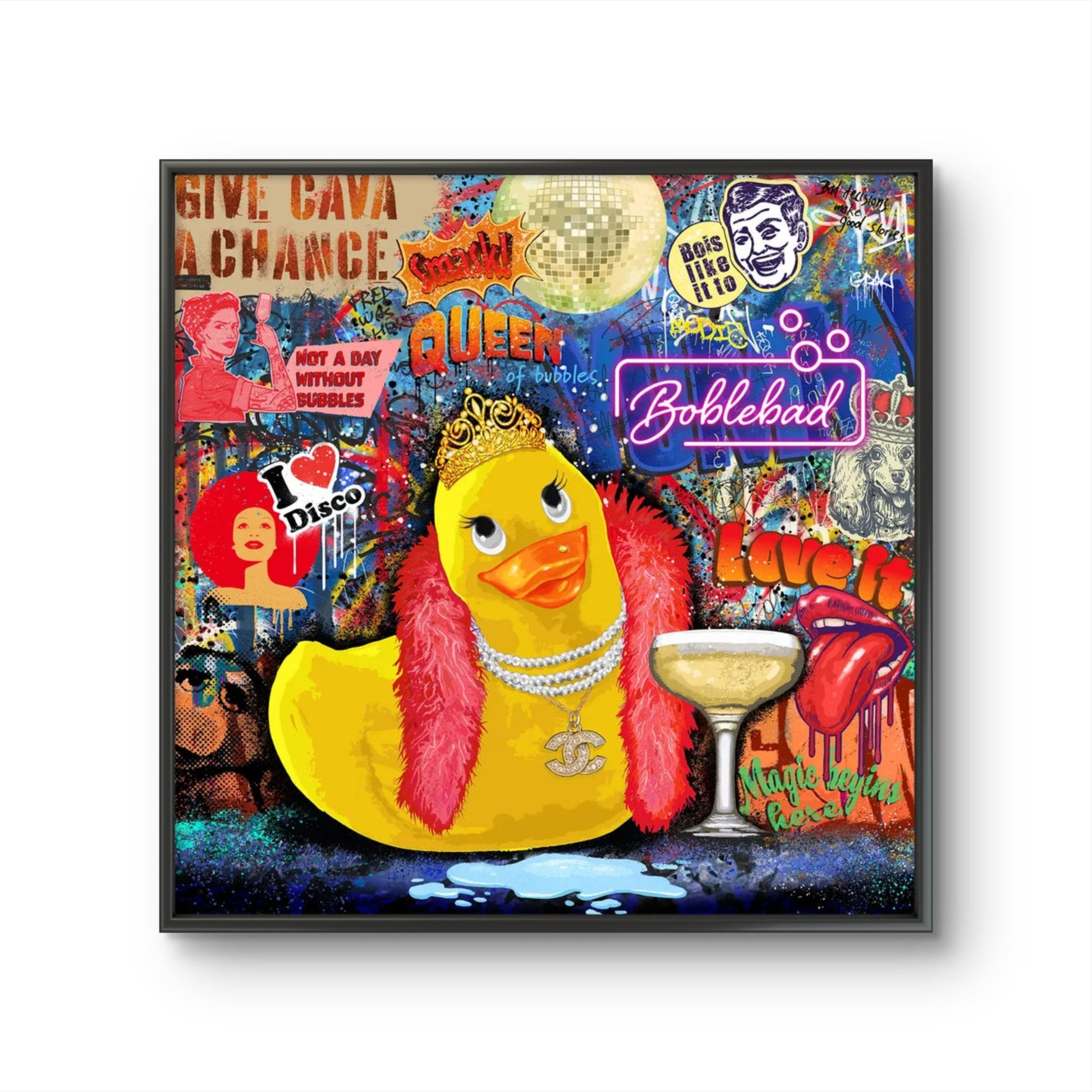 Bilde av Rino Larsen "Bade Anna" laget av Rino Larsen, popart kunst fra Galleri2b