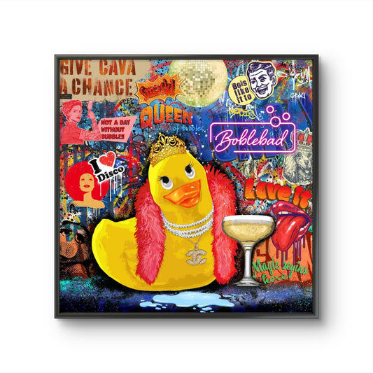 Bilde av Rino Larsen "Bade Anna" laget av Rino Larsen, popart kunst fra Galleri2b