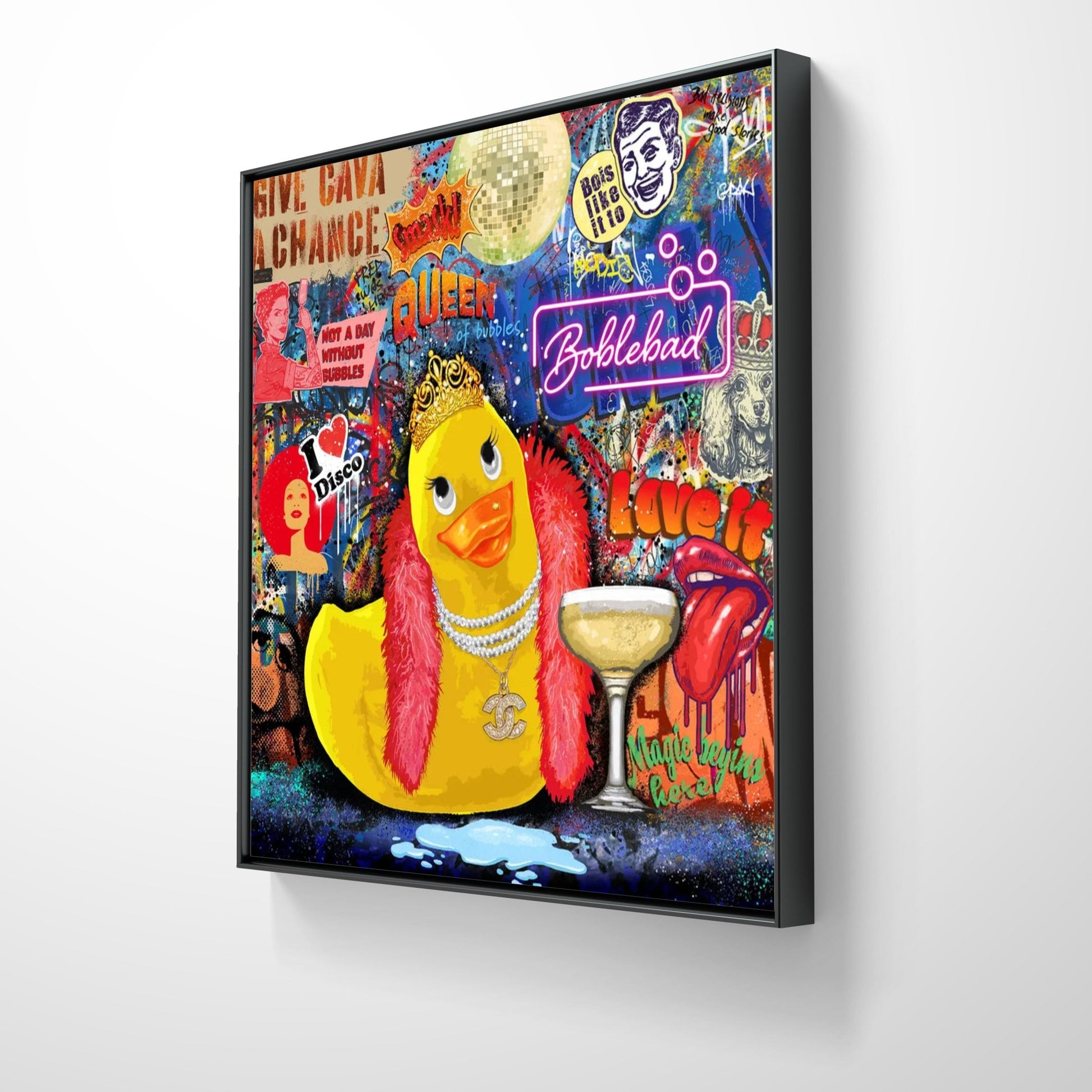 Bilde av Rino Larsen "Bade Anna" laget av Rino Larsen, popart kunst fra Galleri2b