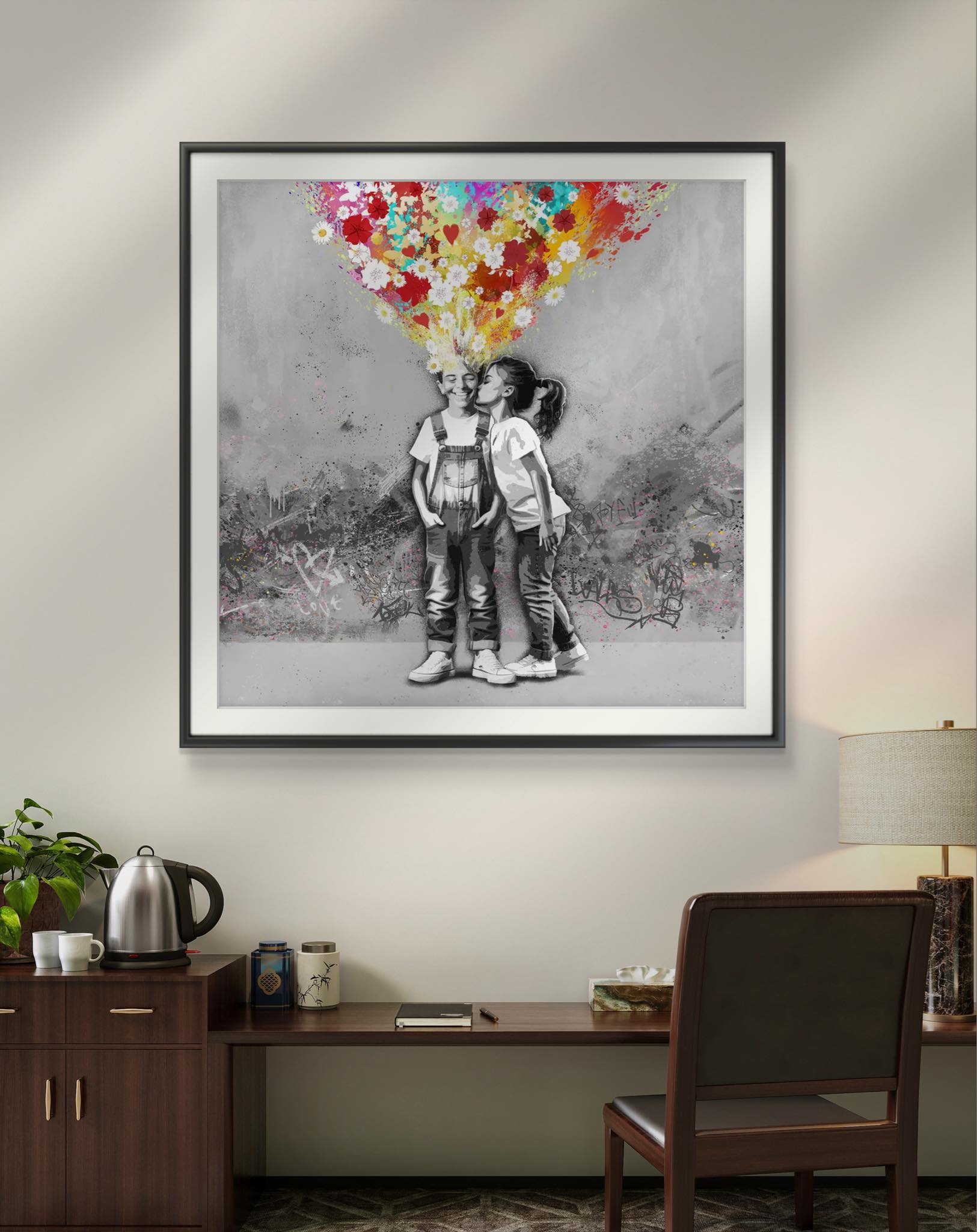 Bilde av Rino Larsen "Bliss" laget av Rino Larsen, popart kunst fra Galleri2b