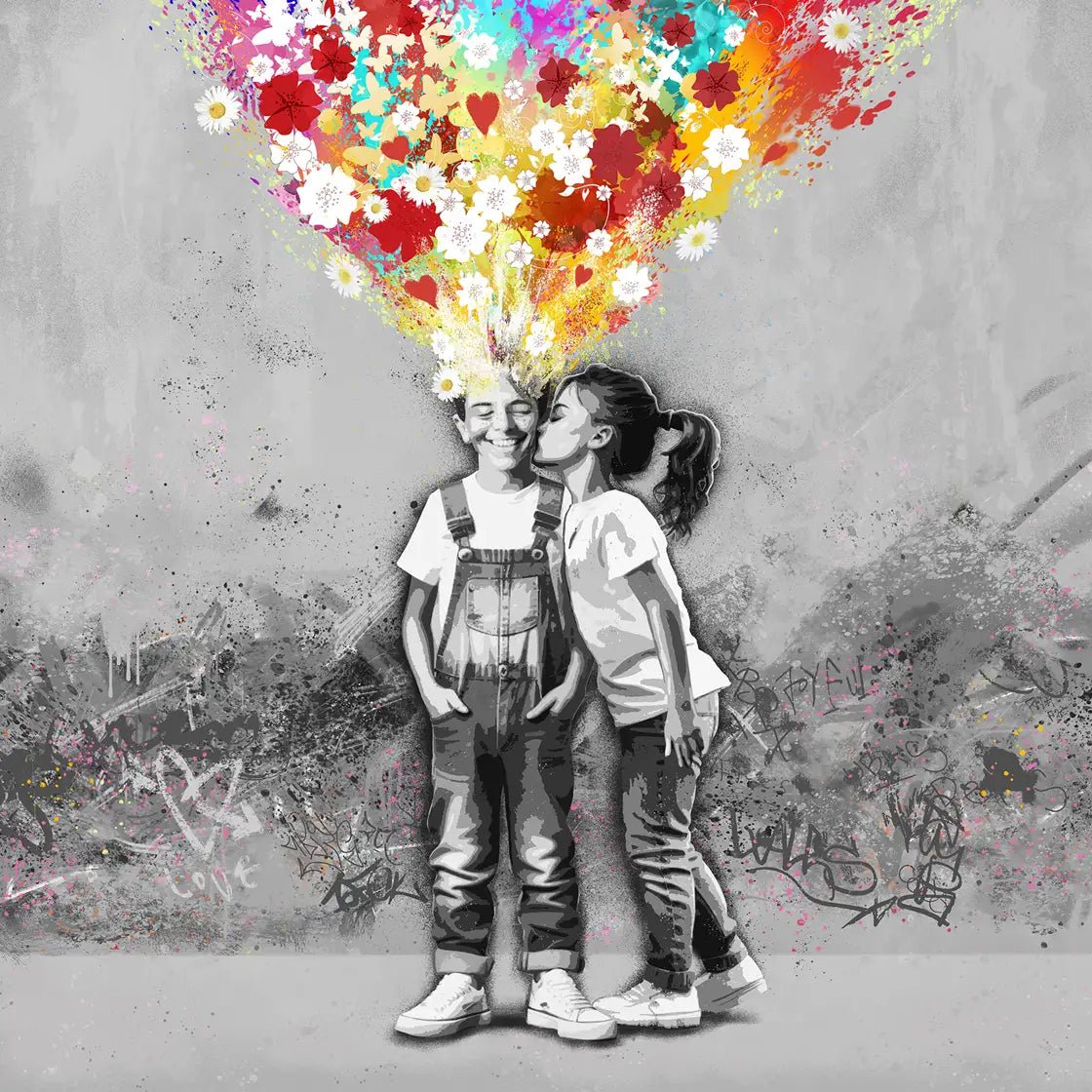 Bilde av Rino Larsen "Bliss" laget av Rino Larsen, popart kunst fra Galleri2b