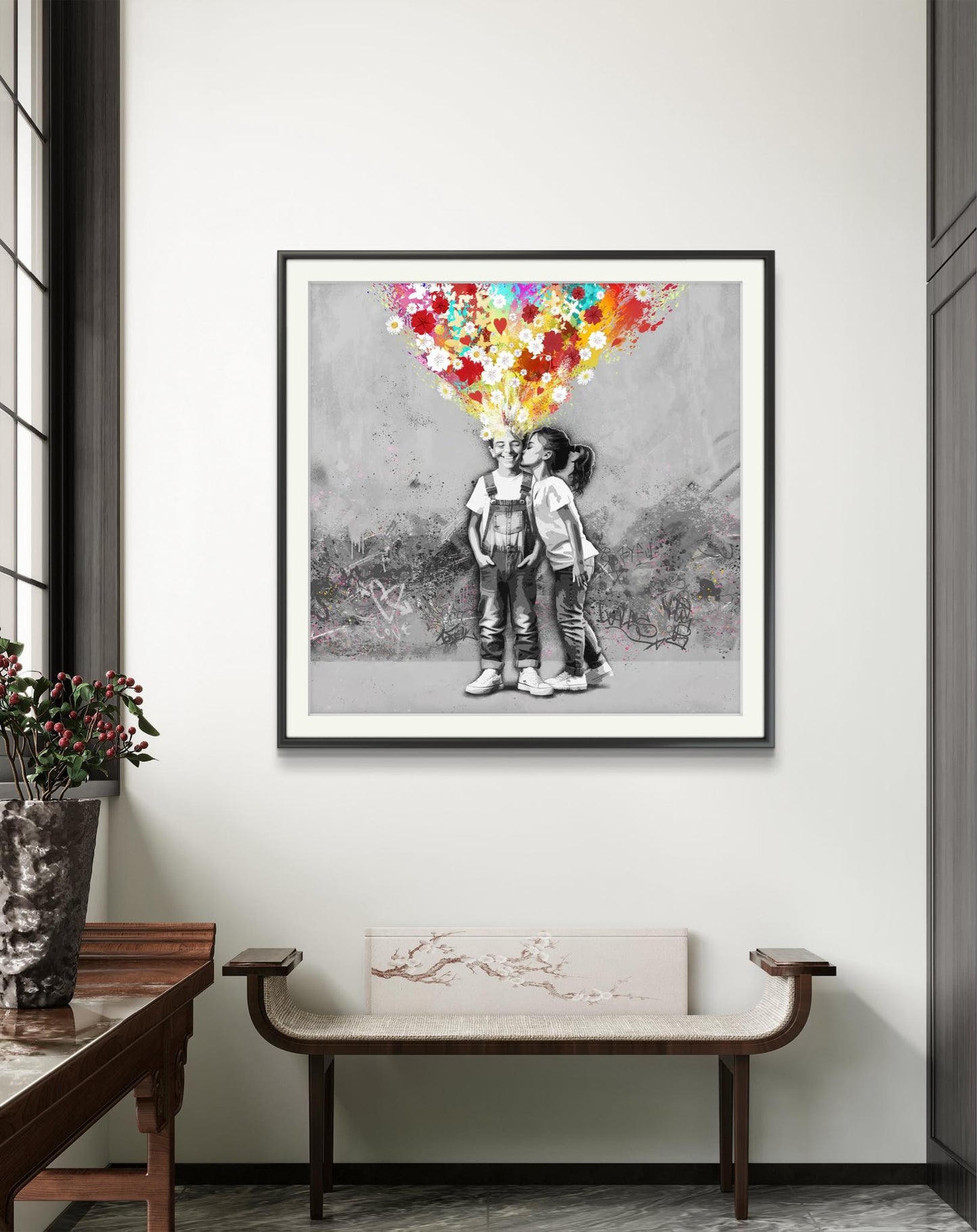 Bilde av Rino Larsen "Bliss" laget av Rino Larsen, popart kunst fra Galleri2b