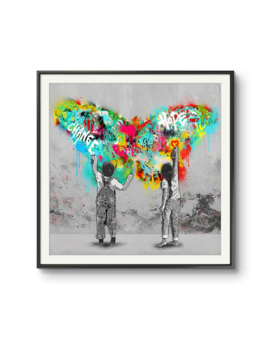 Bilde av Rino Larsen "Change" laget av Rino Larsen, popart kunst fra Galleri2b