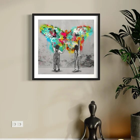 Bilde av Rino Larsen "Change" laget av Rino Larsen, popart kunst fra Galleri2b