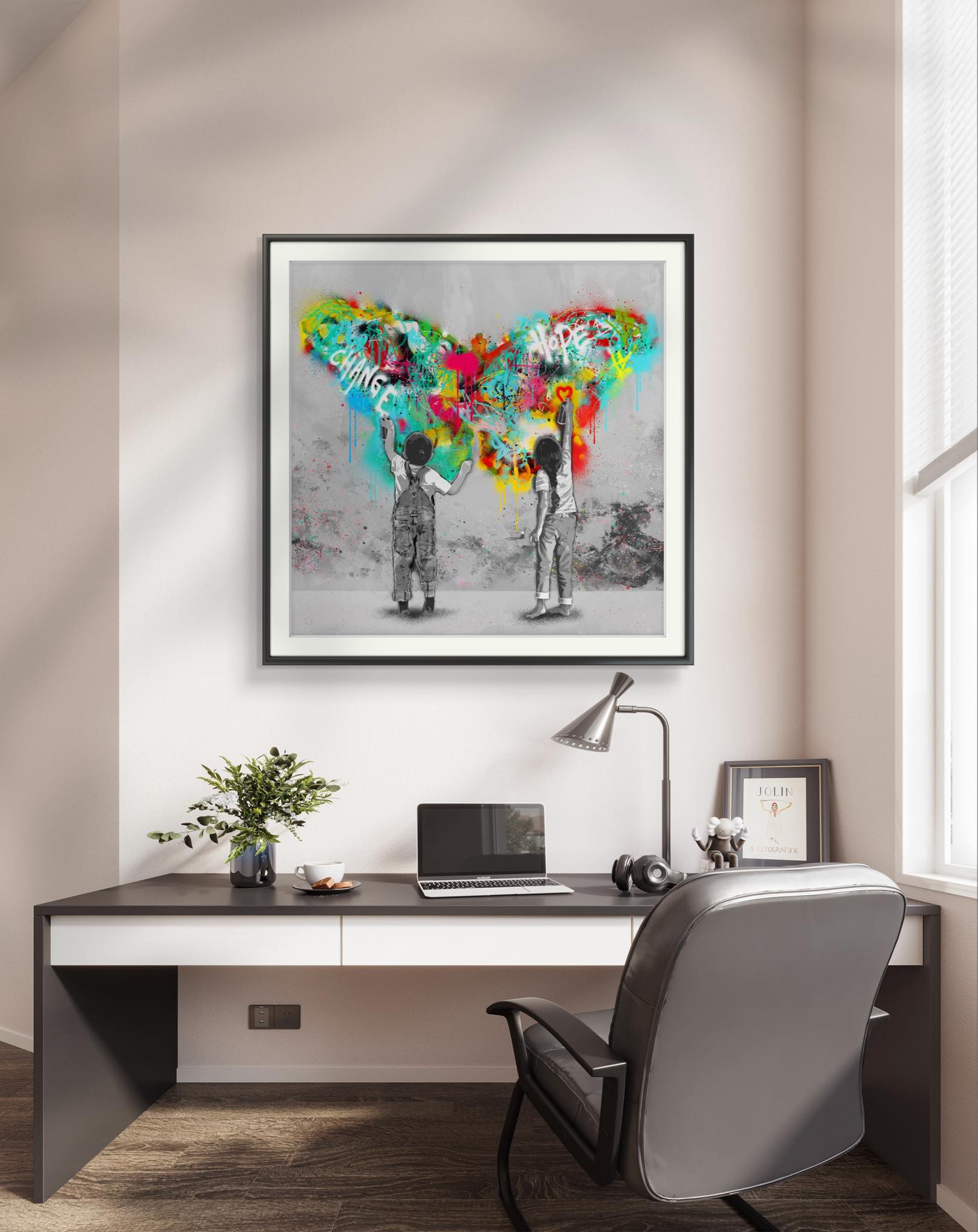 Bilde av Rino Larsen "Change" laget av Rino Larsen, popart kunst fra Galleri2b