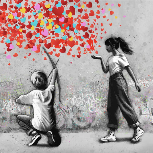 Bilde av Rino Larsen "Cupid" laget av Rino Larsen, popart kunst fra Galleri2b