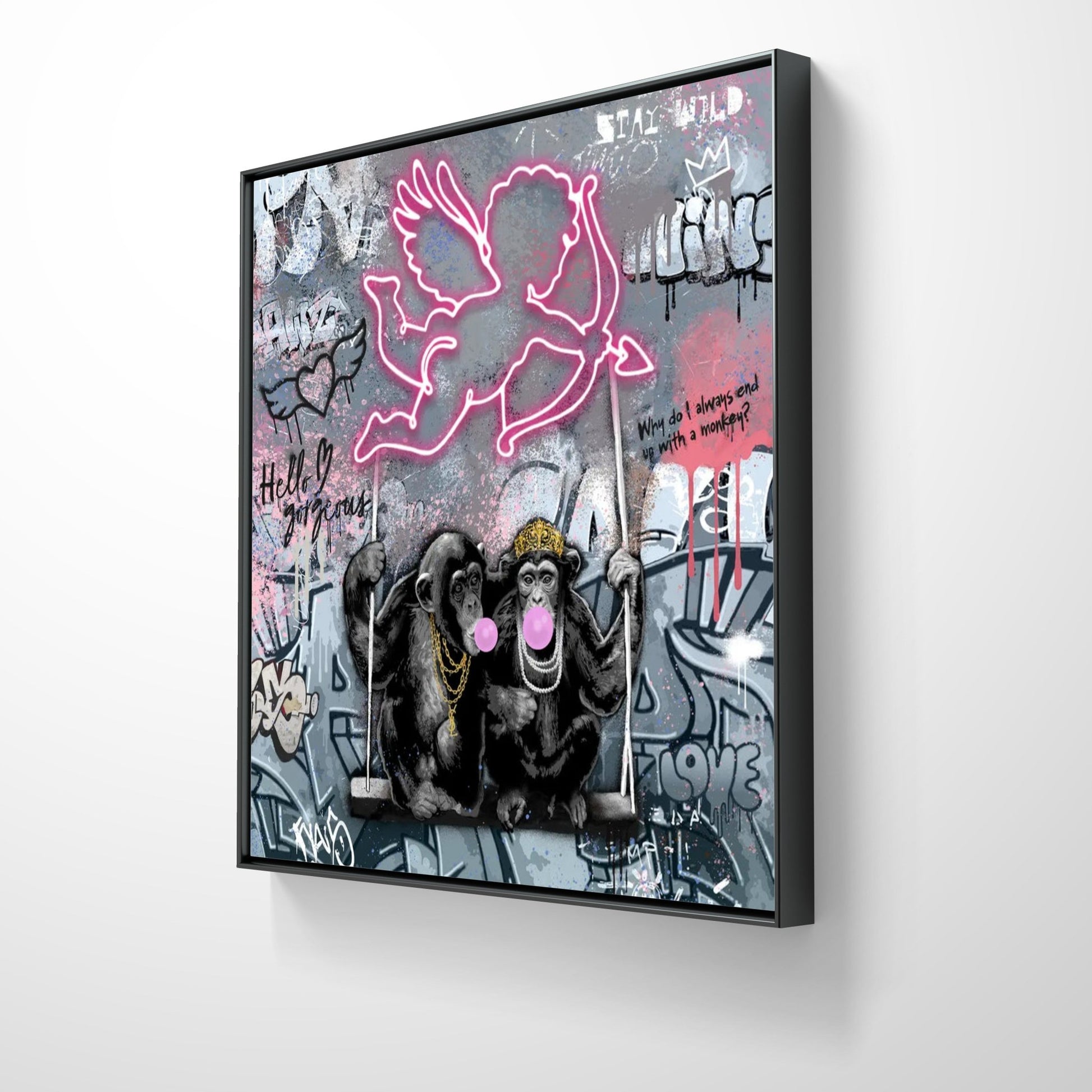 Bilde av Rino Larsen "Cupido B" laget av Rino Larsen, popart kunst fra Galleri2b