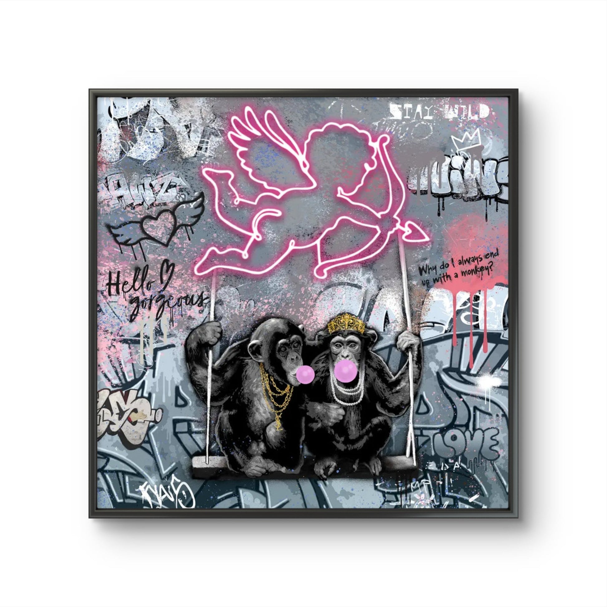 Bilde av Rino Larsen "Cupido B" laget av Rino Larsen, popart kunst fra Galleri2b