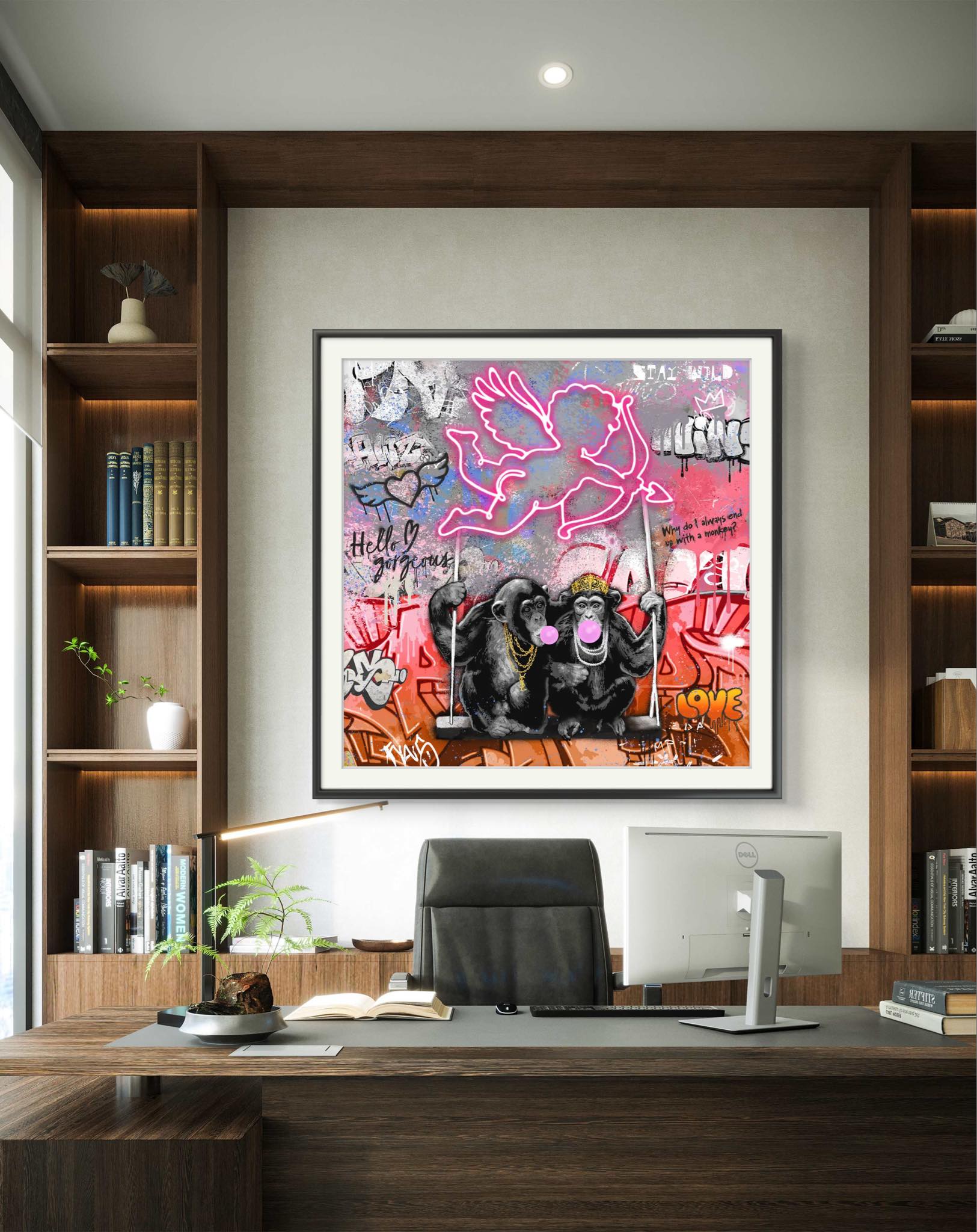 Bilde av Rino Larsen "Cupido" laget av Rino Larsen, popart kunst fra Galleri2b