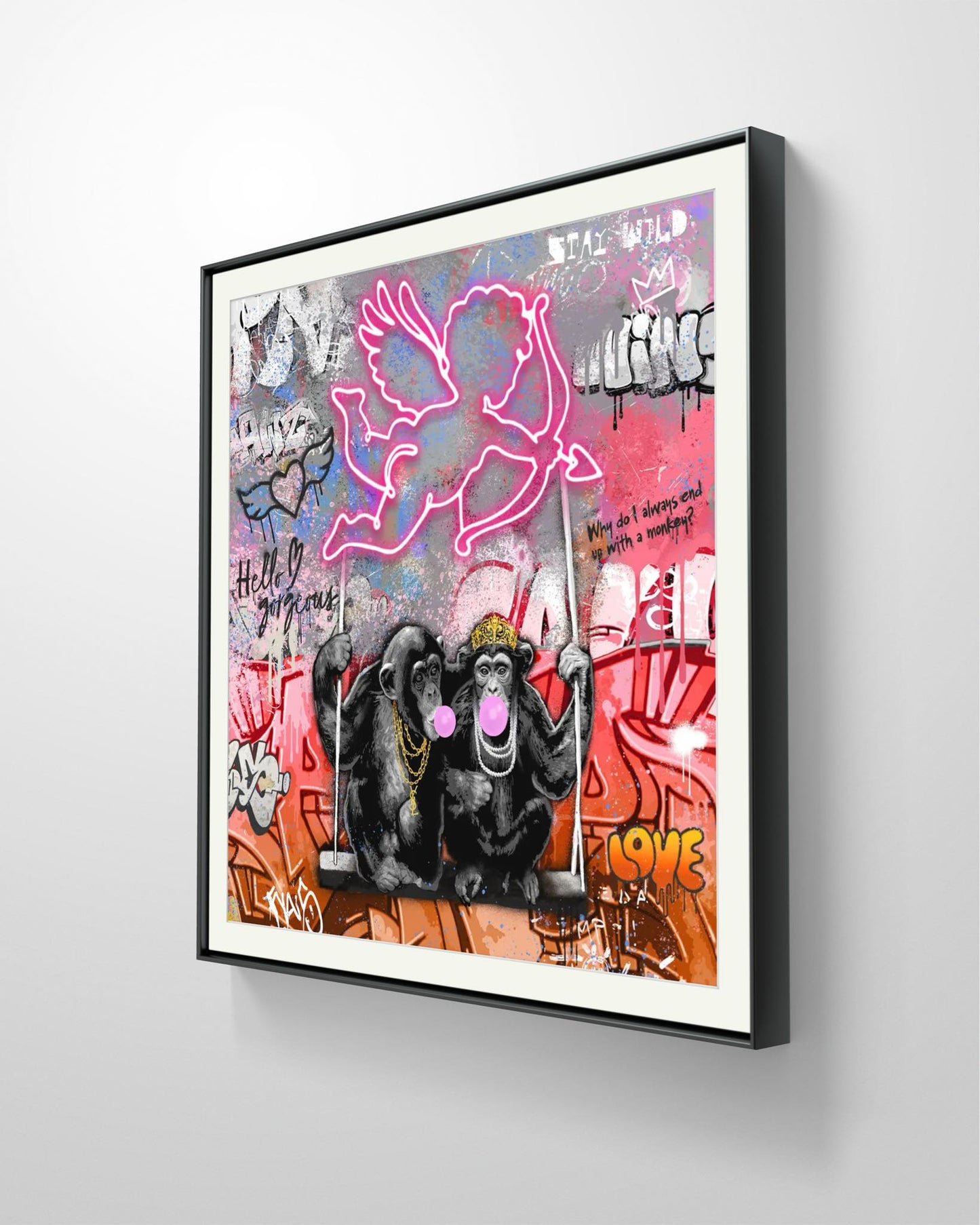 Bilde av Rino Larsen "Cupido" laget av Rino Larsen, popart kunst fra Galleri2b