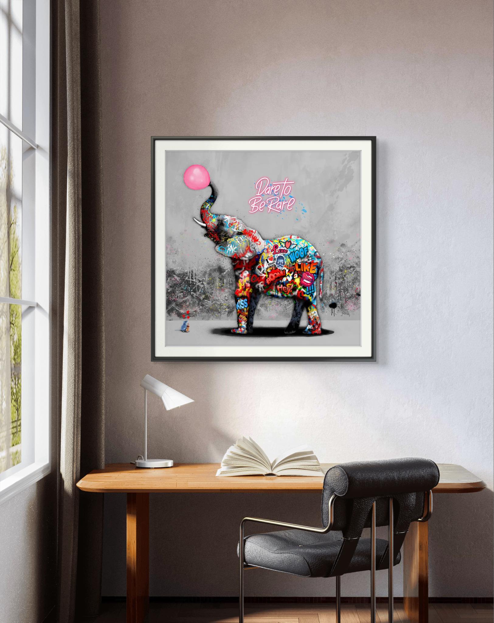 Bilde av Rino Larsen "Dare" laget av Rino Larsen, popart kunst fra Galleri2b