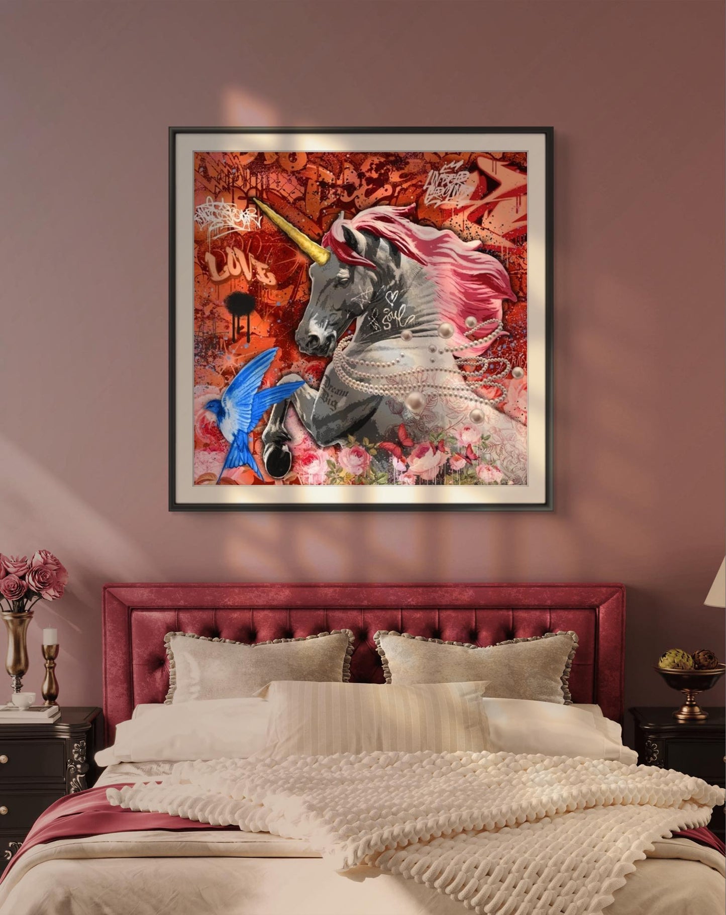 Bilde av Rino Larsen "Fantasia" laget av Rino Larsen, popart kunst fra Galleri2b