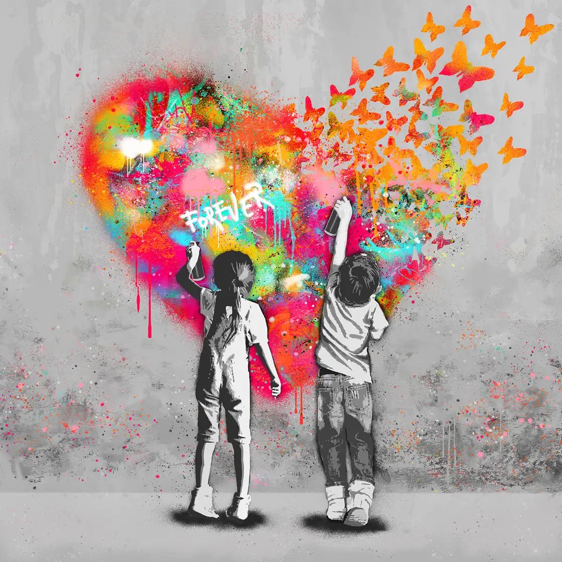 Bilde av Rino Larsen "Forever" laget av Rino Larsen, popart kunst fra Galleri2b