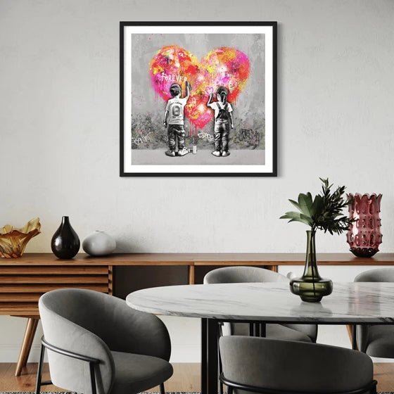 Bilde av Rino Larsen "Forever U" NYHET laget av Rino Larsen, popart kunst fra Galleri2b