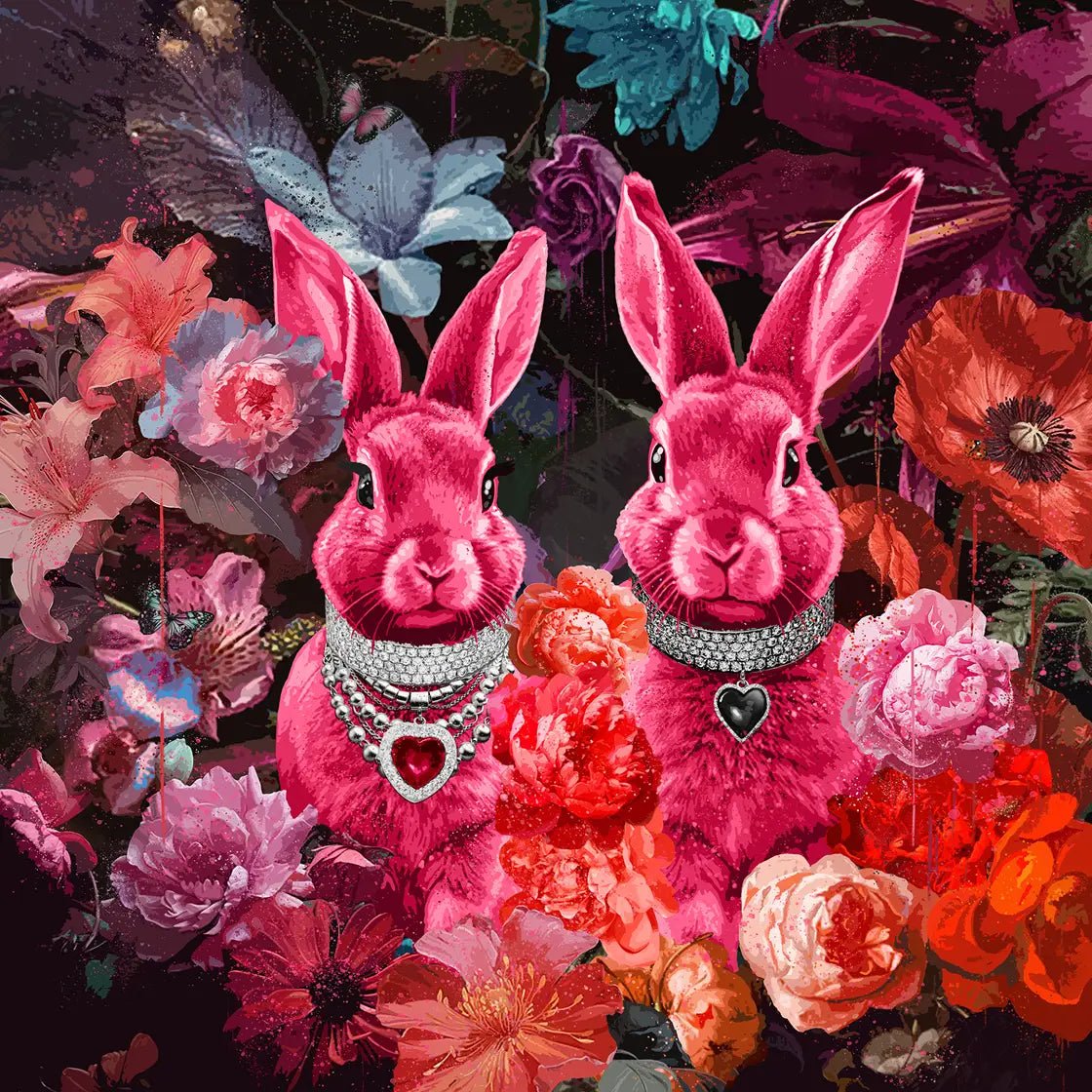 Bilde av Rino Larsen "Posh" NYHET laget av Rino Larsen, popart kunst fra Galleri2b