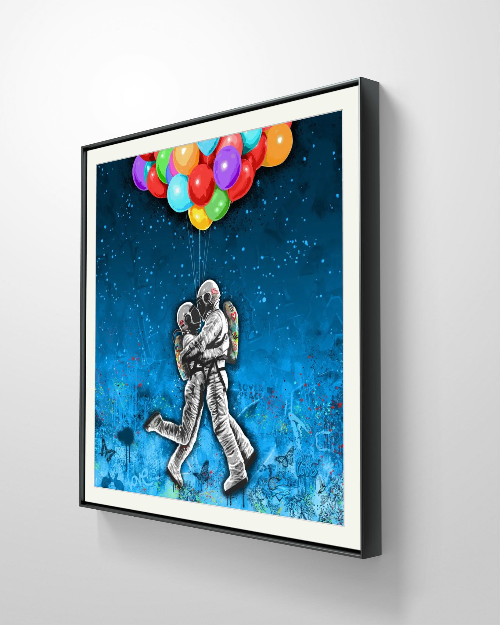 Bilde av Rino Larsen "To The Moon" laget av Rino Larsen, popart kunst fra Galleri2b