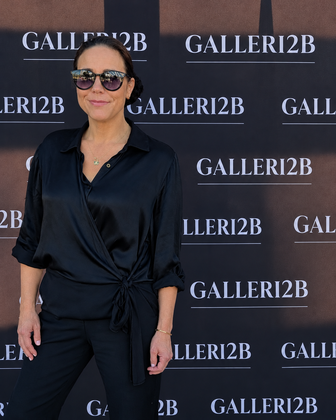 Bianca Marie Nilsen, gallerist og grunnlegger av Galleri2B, holder nettbutikkurs i Oslo
