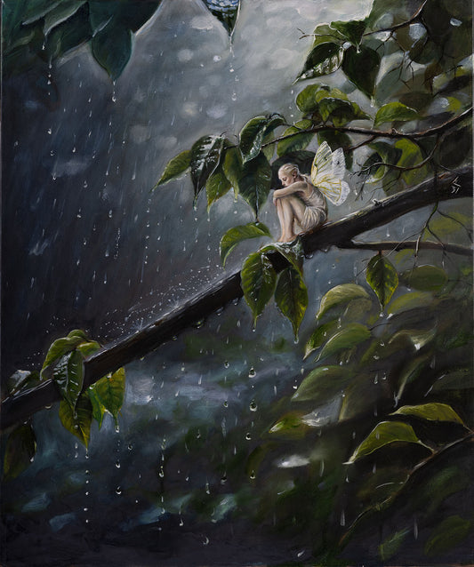 Midtsommerregn av Signe Bødtker – signert giclée-trykk | Galleri2b
