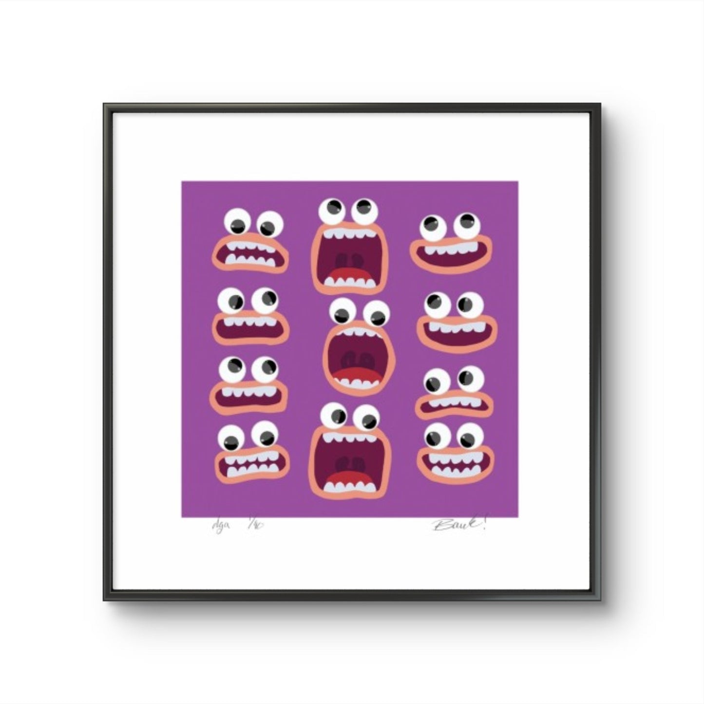 Bilde av Ronny Bank "Allsang på grensen" laget av Ronny Bank, popart kunst fra Galleri2b