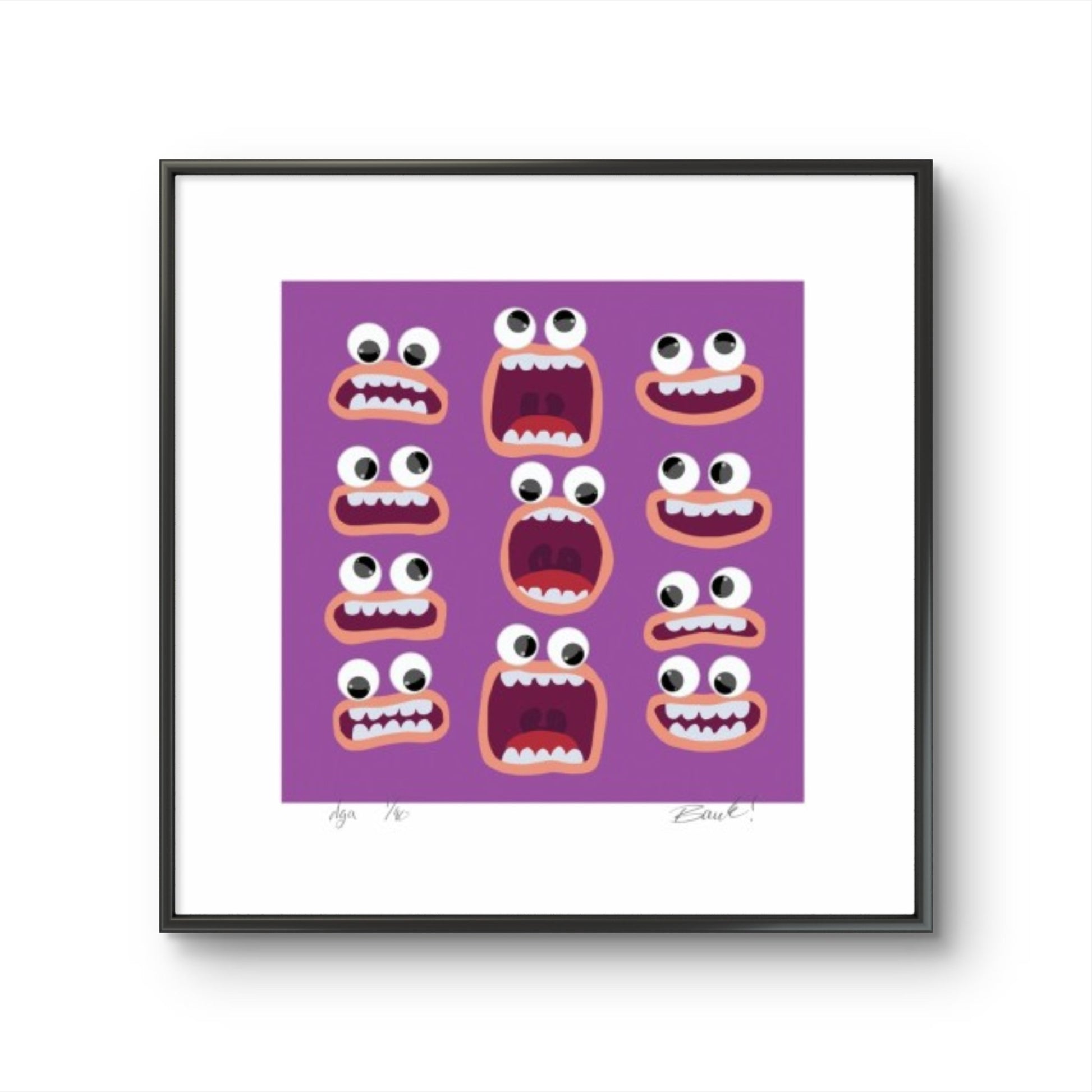 Bilde av Ronny Bank "Allsang på grensen" laget av Ronny Bank, popart kunst fra Galleri2b