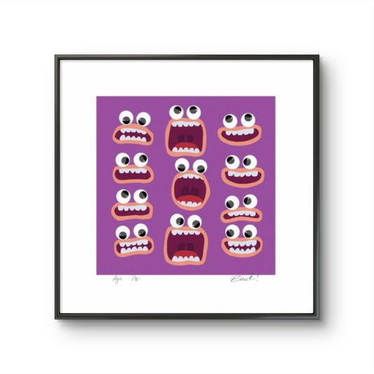 Bilde av Ronny Bank "Allsang på grensen" laget av Ronny Bank, popart kunst fra Galleri2b